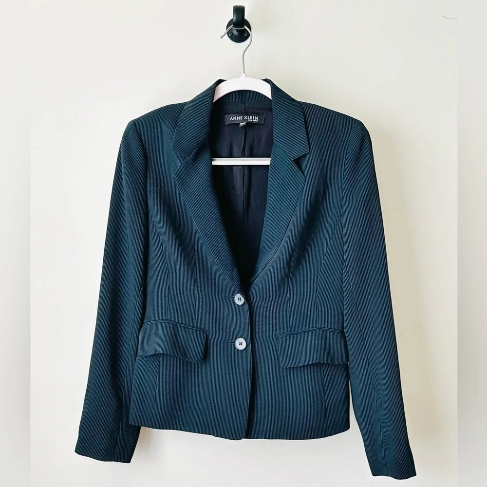 Anne Klein Pinstripe Blazer - Size 4